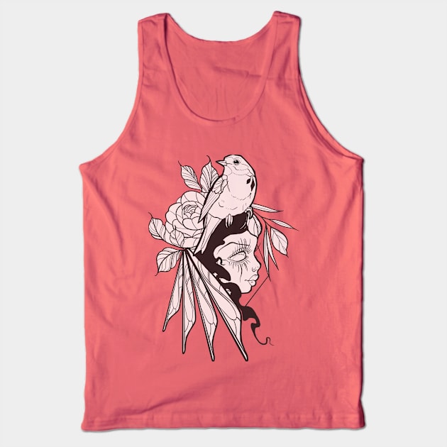 Edgy elegance Tank Top by trainwreck911